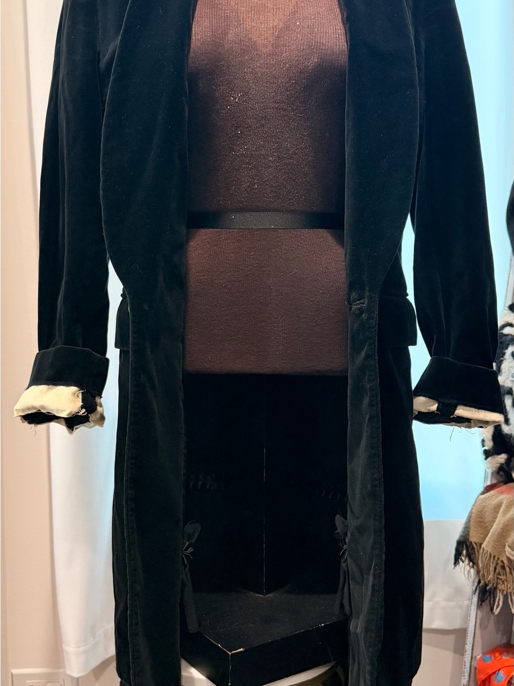 Comme des Garcons Black Jacket with Gold Logo Tag - Picture 5 of 13